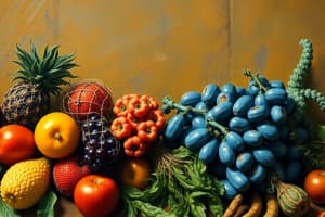 Nutrients, Macronutrients and Micronutrients