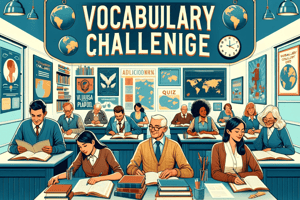 ELC1 - Vocabulary Builder Exercise