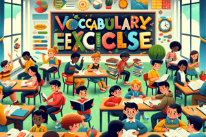 ELL2 - Vocabulary Building Exercise