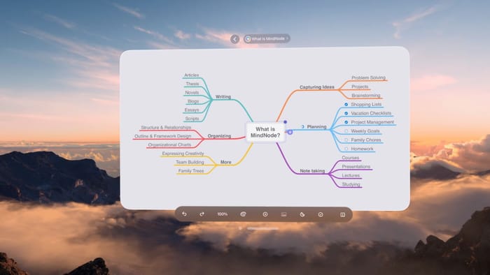 Mind maps never looked so good as in Mind Node