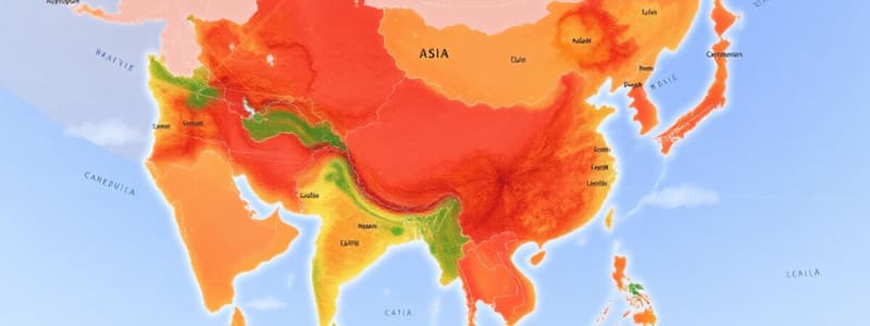 Geography and Demographics of Asia