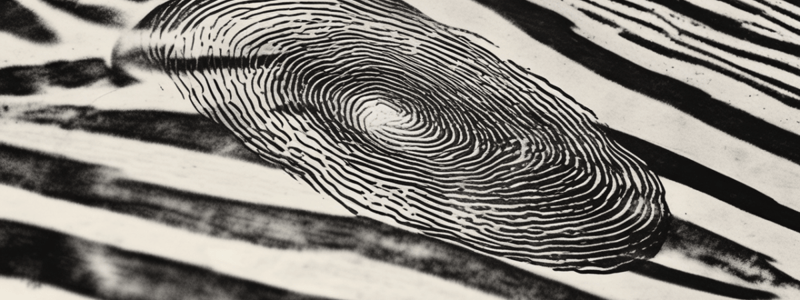 Crime Scene Investigation: Fingerprint Evidence