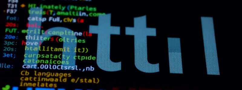 HTML Fundamentals for Web Development