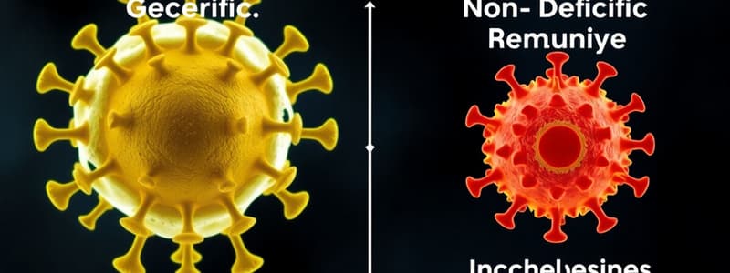 Specific vs Non-Specific Immunity