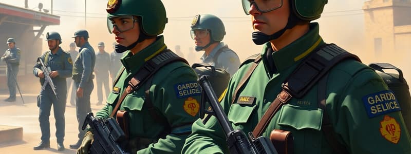 Guardia Civil: Actividades y Formación