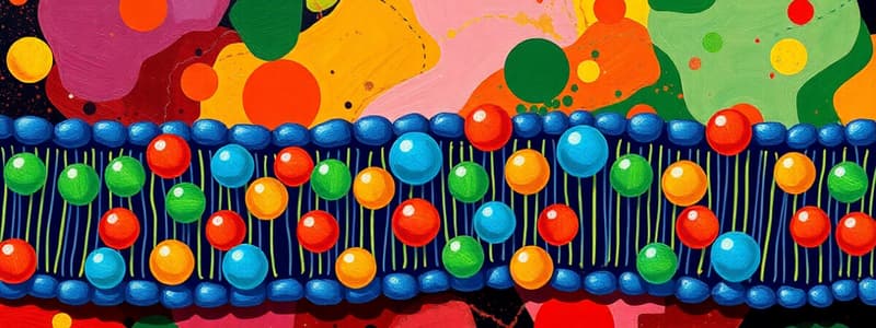 Cell Membrane Structure Quiz