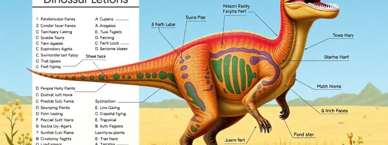 Dinosaurs Quiz for Kids