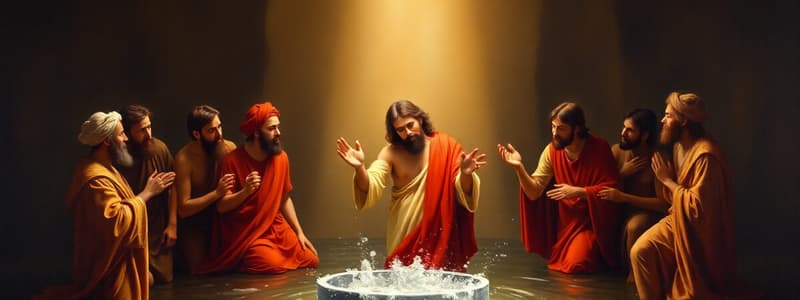 Baptism of Jesus and First Disciples