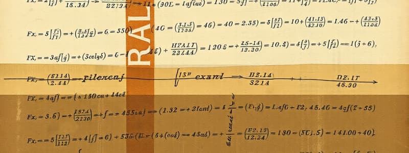 Exam Instructions and Formulas