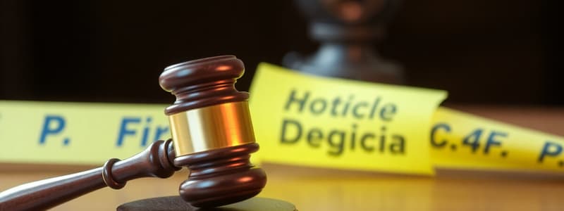 Homicide: Justifiable, Elements, and Degrees of Murder