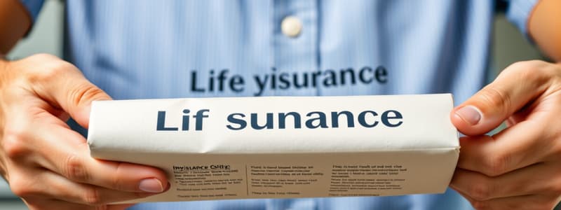 Life Insurance Policy Processes