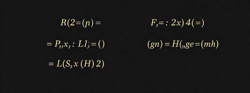 Algebra Facts Terms Flashcards