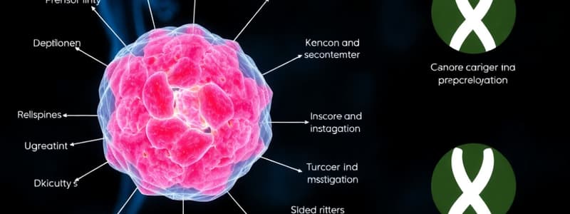 Cancer and Tumors Quiz