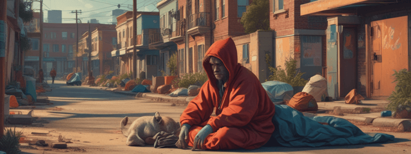 Understanding Homelessness and Socioeconomic Factors Quiz