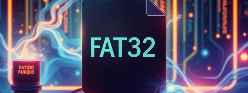 Systèmes de fichiers : FAT32, NTFS, exFAT