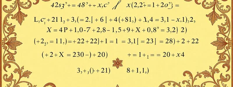 Quadratic Equations Standard Form Quiz