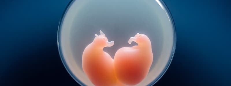 Early Embryology Stages and Yolk Types