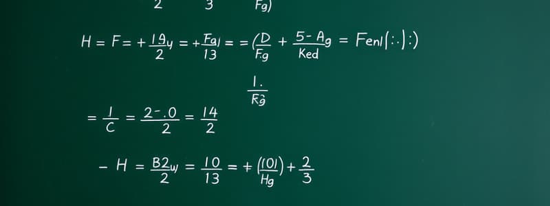 Thermodynamics Equations Flashcards