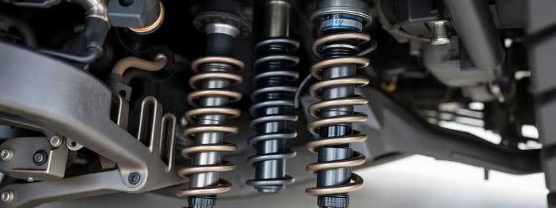 Shock Struts in Vehicle Suspension Systems