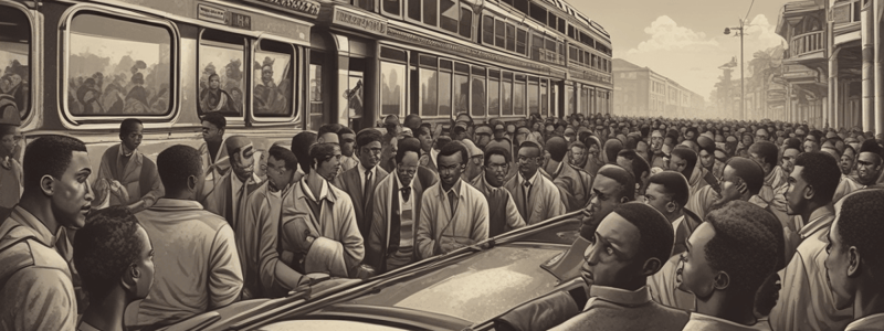 The Freedom Riders Movement in 1961