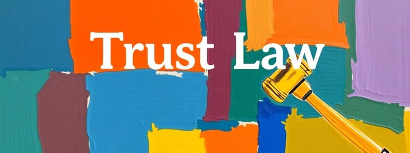 Trusts and Their Formalities