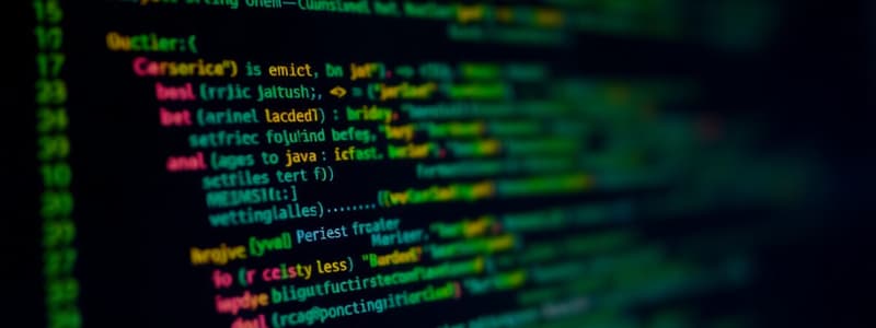 Java Classes & Packages Quiz