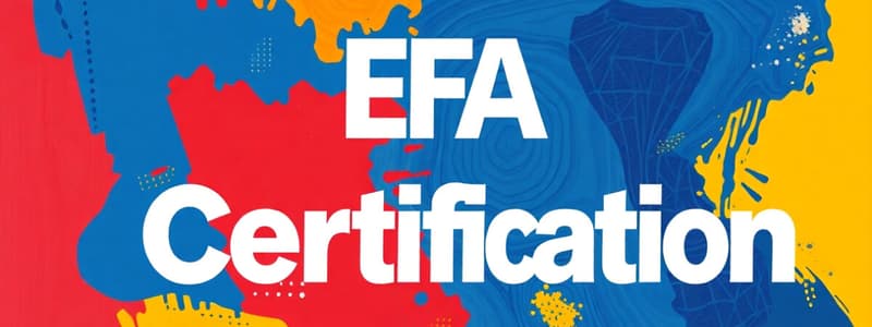 Examen EFA Certificación