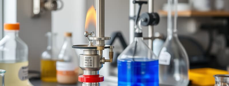 Bunsen Burner Safety and Components