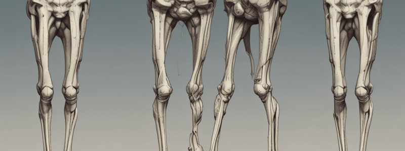 Anatomie de l'Os Femur