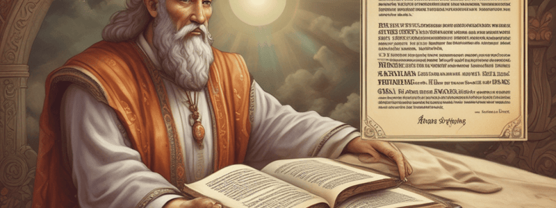 Biblical Fasting and the Ten Commandments Quiz