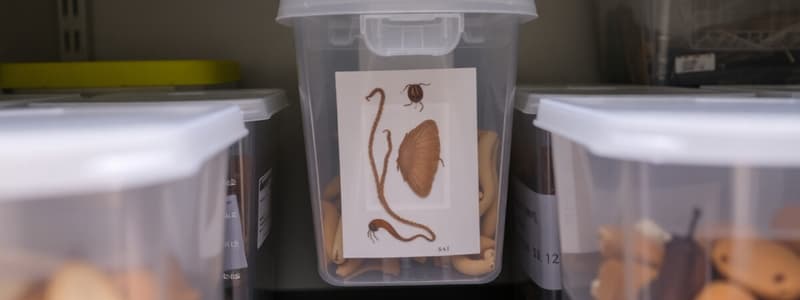 Specimen Storage Guidelines