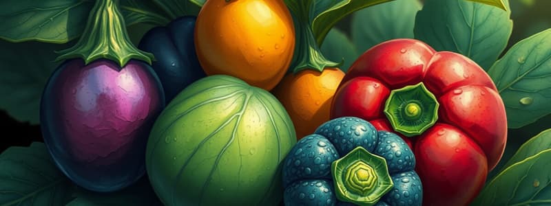 Classification of Fruits and Vegetables