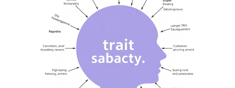 Personality Psychology: Traits and Taxonomies