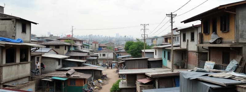 Urban Slums and Infrastructure Impact