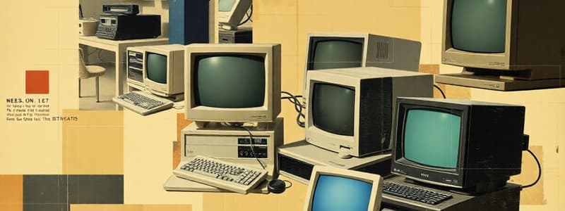 Classification of Computers