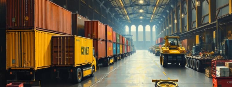 Handling Issues in Container Conveyance