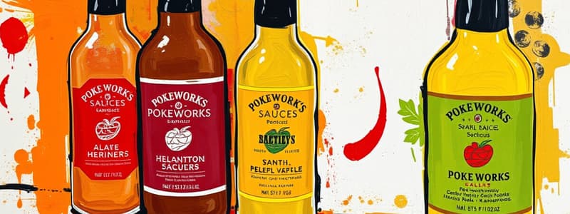 Pokeworks Sauces and Tasting Notes