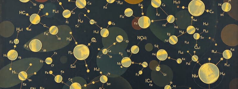 Atoms and Molecules Quiz