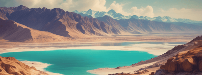 Geography Quiz: Dead Sea, Himalayas, and World Regions