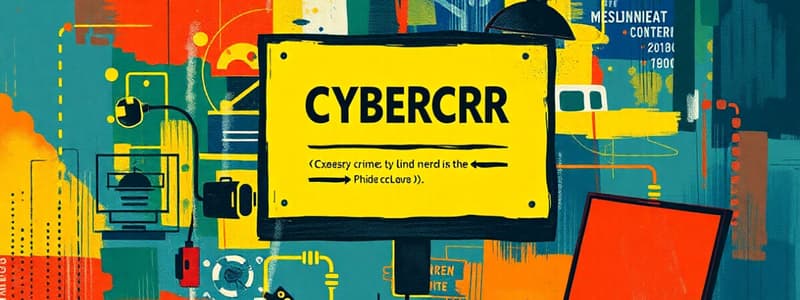 Cybercrime Overview and Laws