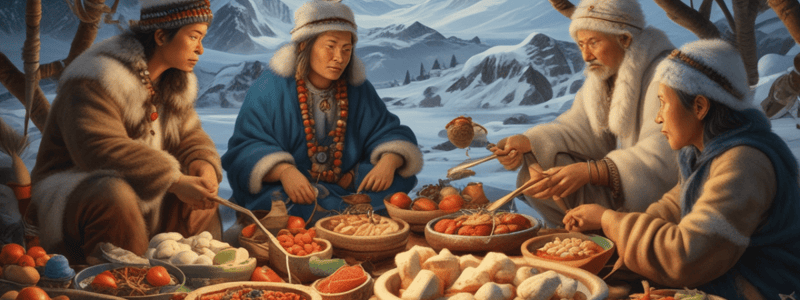 Comparing Food Sources of Inuit and Yanomano People