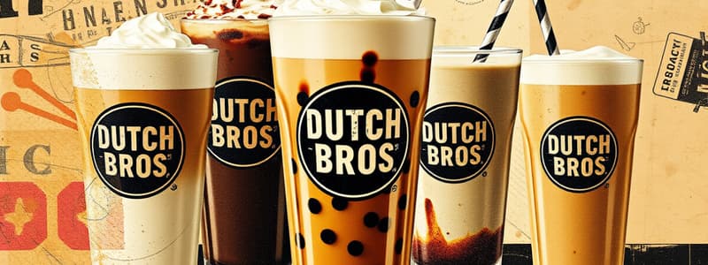 Dutch Bros Blended Drinks Flashcards