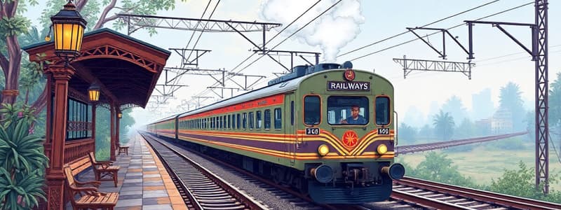 Indian Railway Dimensions Quiz