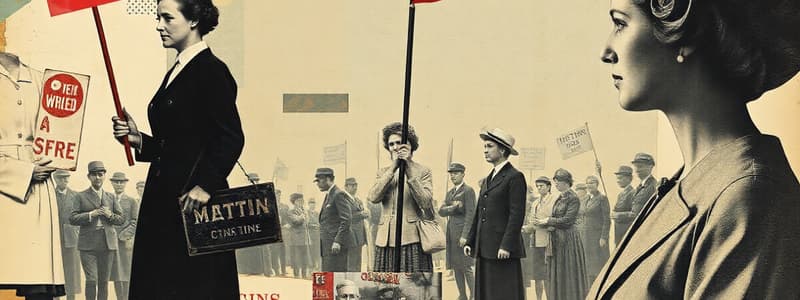 Suffragist Activists and Movements