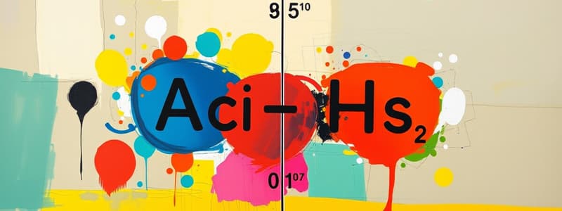 Conjugate Acid-Base Concepts