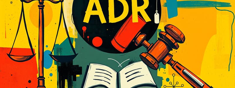 Risoluzione delle Controversie ADR nel Codice Pubblico