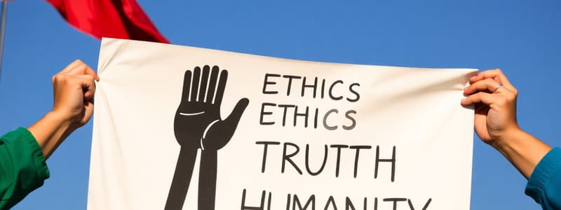 Role of Truth and Solidarity in Humanity