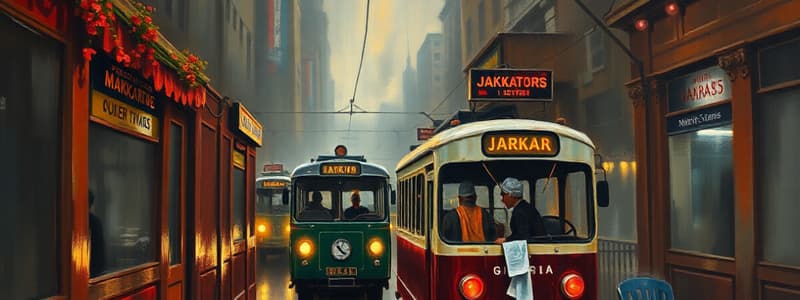 Transportasi di Jakarta: Sejarah dan Perkembangan