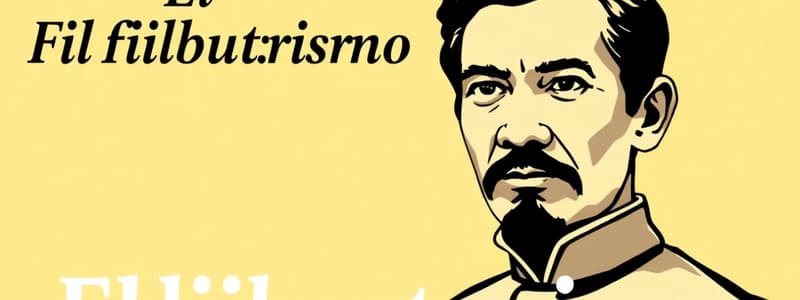 El Filibusterismo: Paghihiganti ni Rizal