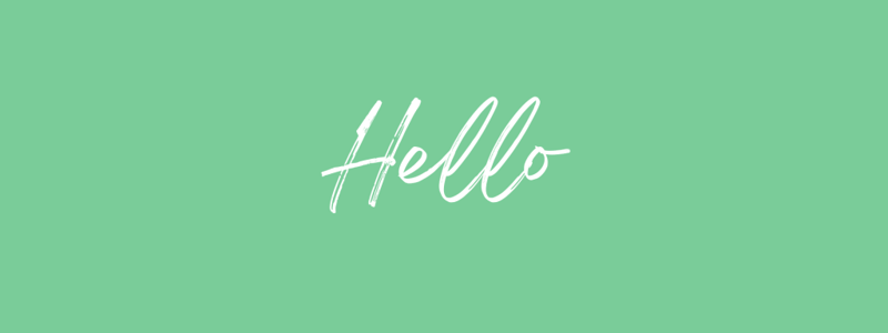 Your First "Hello"